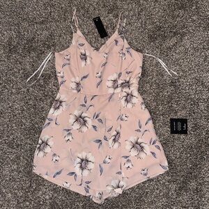 Lulus Women's Floral Pink Romper